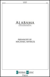Alabama State Song SSA choral sheet music cover